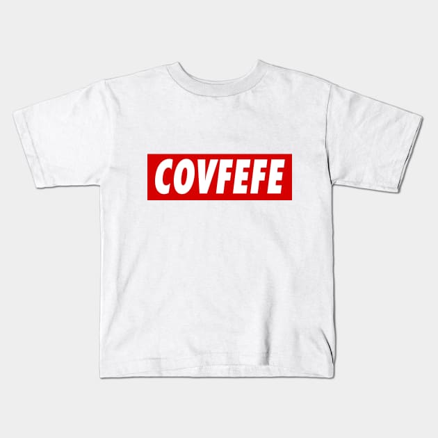 Covfefe Kids T-Shirt by edgarcat